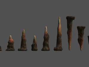 Conjunto Estalagmite - Red Rock Modelo 3D