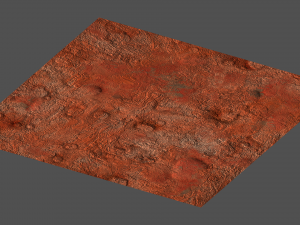 Stalagmite Set - Red Rock 3D Model