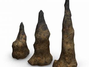 Stalagmite Set - Spider Web Modelo 3D