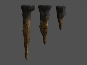 Stalagmite Set - Spider Web 3D Model