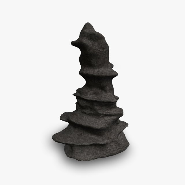 Cave Rock 02 - Base Modèle 3D .c4d .max .obj .3ds .fbx .stl .blend 