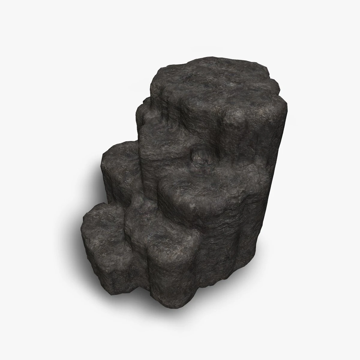 Cave Platform 1 - Base 3D Model .c4d .max .obj .3ds .fbx .stl .blend 