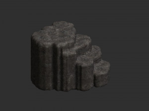 Cave Platform 1 - Base 3D Model