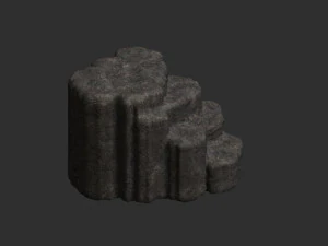 Cave Platform 1 - Base 3D Model