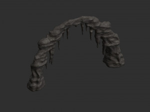 Cave Rock L - Base Modello 3D
