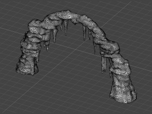 Cave Rock L - Base Modello 3D