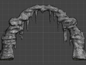 Cave Rock L - Base Modello 3D