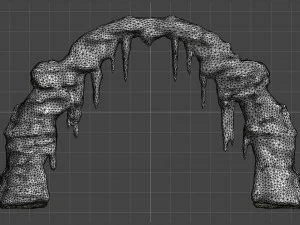 Cave Rock L - Base 3D Model