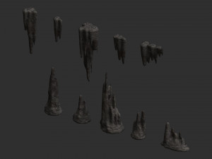 Cave Rock Pack 1 - Base 3Dモデル