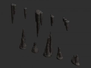 Cave Rock Pack 1 - Base 3Dモデル