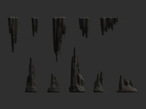 Cave Rock Pack 1 - Base 3D Model