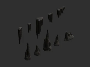 Cave Rock Pack 1 - Base 3D Model
