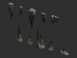 Cave Rock Pack 1 - Light Modelo 3D