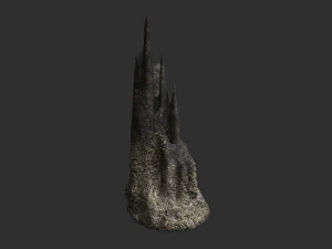 Cave Rock Pack 1 - Light 3D Model