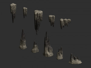 Cave Rock Pack 1 - Light Modelo 3D