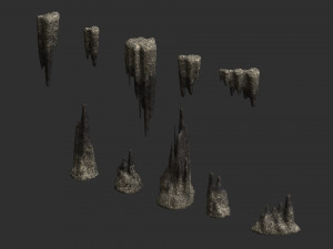 Cave Rock Pack 1 - Light Modelo 3D