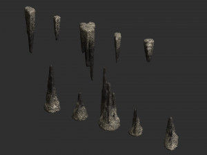 Cave Rock Pack 1 - Light Modelo 3D