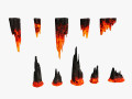 Cave Rock Pack 1 - Lava 3Dモデル