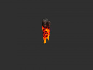 Cave Rock Pack 1 - Lava 3D Модель