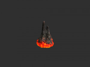 Cave Rock Pack 1 - Lava 3D Модель