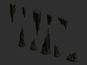 Cave Rock Pack 1 - Cave 3D Model