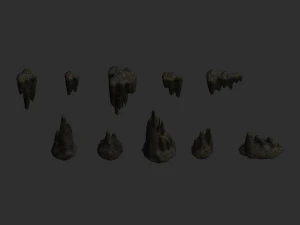 Cave Rock Pack 1 - Cave 3D Model