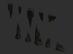 Cave Rock Pack 1 - Cave 3D Model