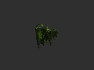 Cave Rock Pack 1 - Moss 3D Model