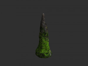 Cave Rock Pack 1 - Moss Modelo 3D