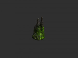 Cave Rock Pack 1 - Moss Modelo 3D