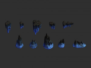 Cave Rock Pack 1 - Energy 3D Model