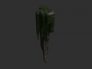 Cave Rock Pack 1 - Moss 2 Modelo 3D
