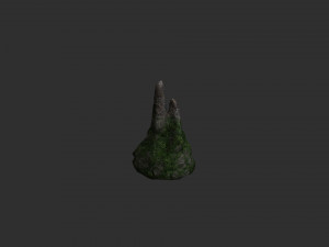 Cave Rock Pack 1 - Moss 2 Modelo 3D