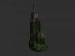 Cave Rock Pack 1 - Moss 2 Modelo 3D