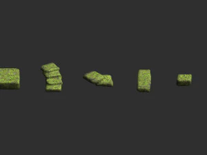 Steinplattformen &ndash; Moos 1 3D Modell