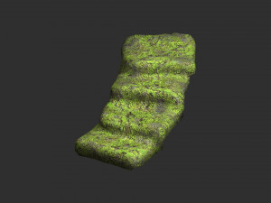 Stone Platforms - Moss 1 3D मॉडल