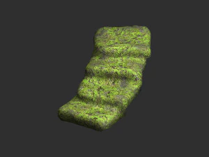 Steinplattformen &ndash; Moos 1 3D Modell