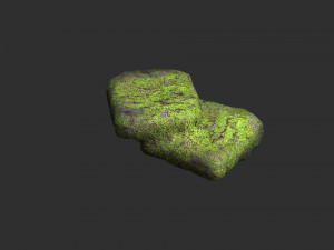 Stone Platforms - Moss 1 3D मॉडल