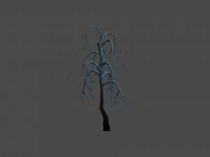 26 Spooky Trees Modelo 3D