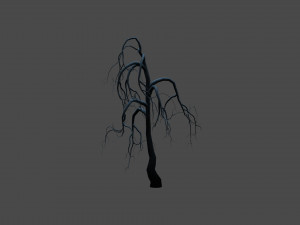 26 Spooky Trees Modelo 3D