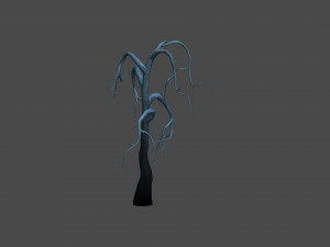 26 Spooky Trees Modelo 3D