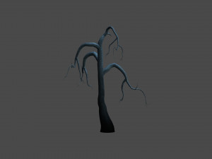 26 Spooky Trees Modelo 3D