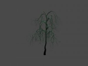 26 Spooky Trees Modelo 3D