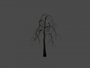 26 Spooky Trees Modelo 3D
