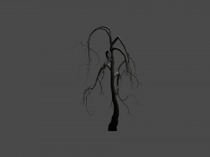 26 Spooky Trees Modelo 3D