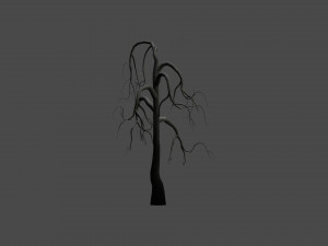 26 Spooky Trees Modelo 3D