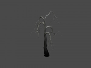26 Spooky Trees Modelo 3D