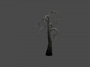 26 Spooky Trees Modelo 3D