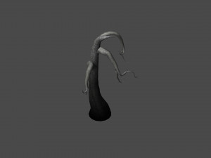 26 Spooky Trees Modelo 3D