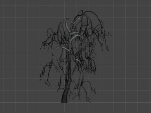 26 Spooky Trees Modelo 3D